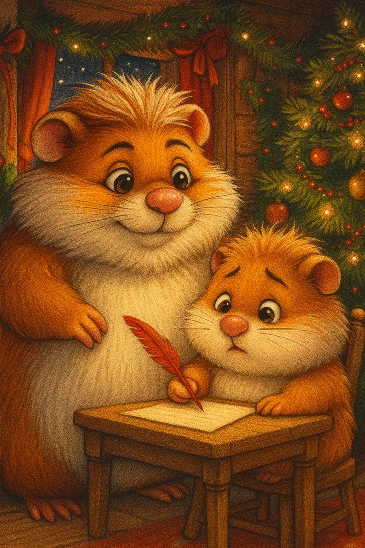Haimish Helps Stevie Write a Letter